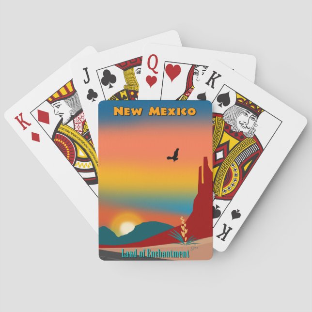 New Mexico - Land of Enchantment Playing Cards (Back)
