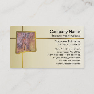New Mexico Map Business Card