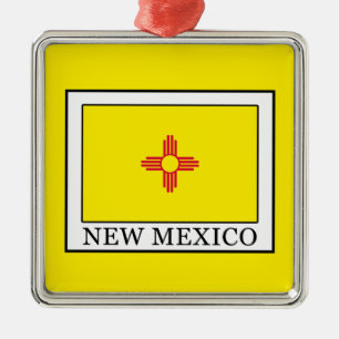 New Mexico Metal Ornament
