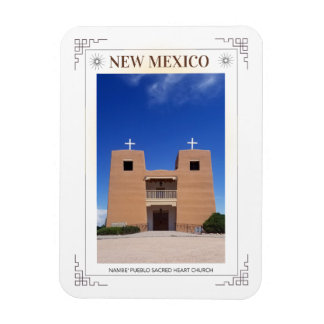 New mexico nambe' pueblo sacred heart church  magnet