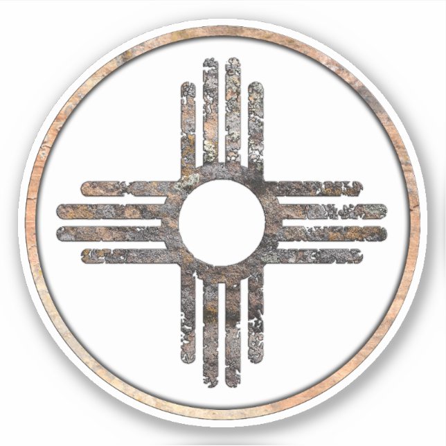 New Mexico of the United States of America Sticker (Front)
