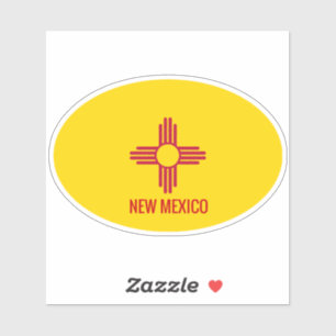 New Mexico Oval Flag