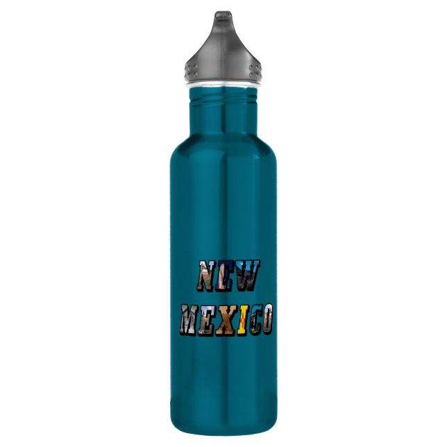 New Mexico Picture Text 710 Ml Water Bottle (Right)
