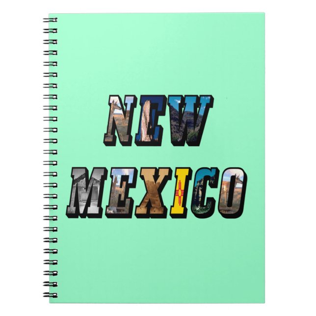 New Mexico Picture Text Notebook (Front)