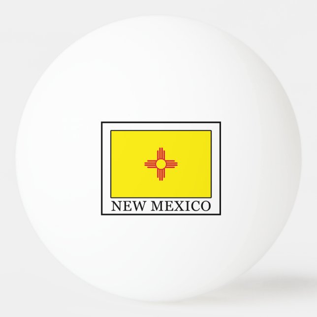 New Mexico Ping Pong Ball (Front)