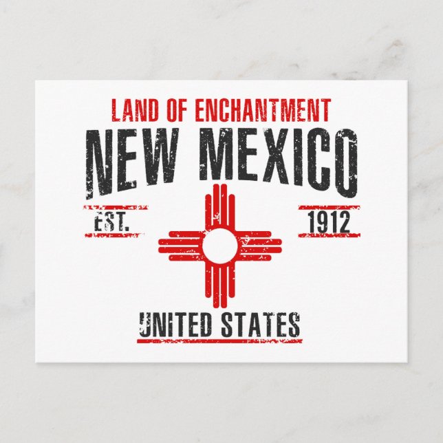New Mexico Postcard (Front)