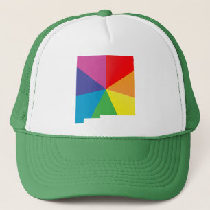 new mexico pride. trucker hat