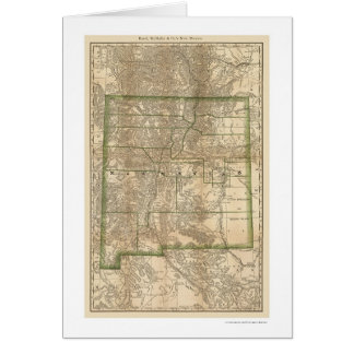 New Mexico Railroad Map 1879