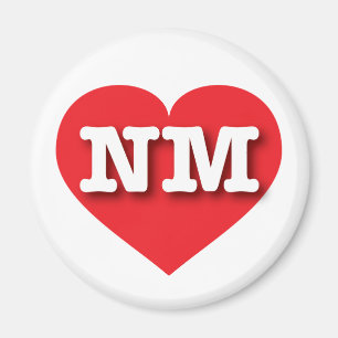 New Mexico Red Heart - I love NM Magnet