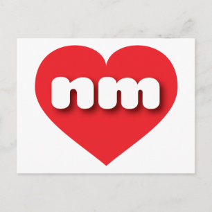 New Mexico red heart - I love nm Postcard