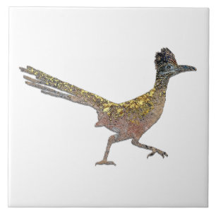 New Mexico Roadrunner Ceramic Tile