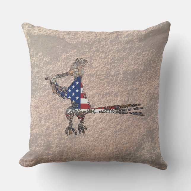 NEW MEXICO ROADRUNNER CUSHION (Front)