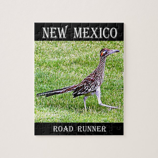 New Mexico Roadrunner Jigsaw Puzzle (Vertical)
