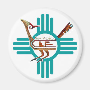 New Mexico Roadrunner Magnet