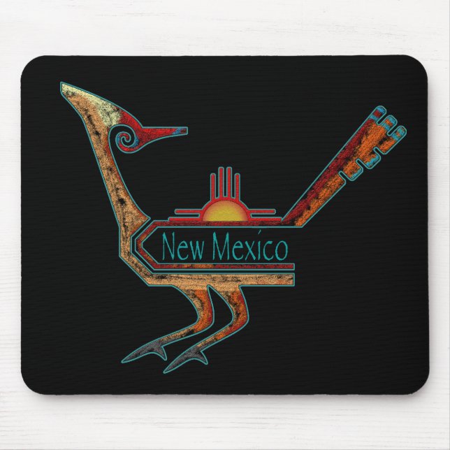 New Mexico Roadrunner Mouse Pad (Front)