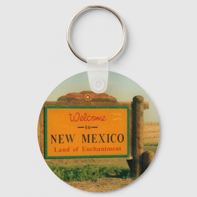 New Mexico Sign Key Ring (Front)