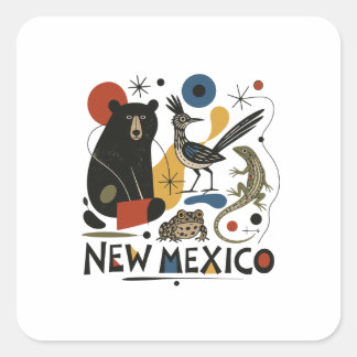New Mexico Southwest Spirit Square Sticker