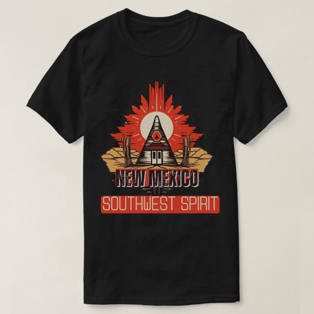 New Mexico Southwest Spirit T-Shirt (Design Front)