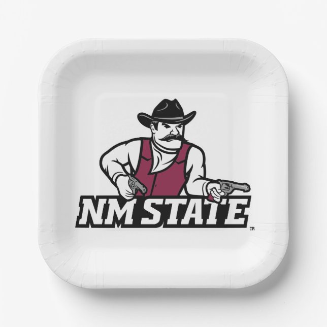 New Mexico State Aggies Paper Plate (Front)