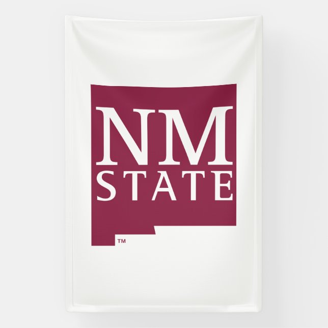 New Mexico State Banner (Vertical)