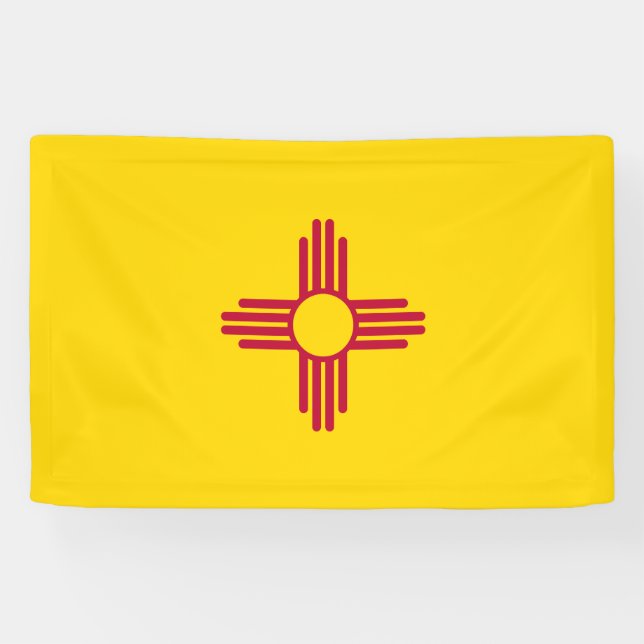 New Mexico State Flag Banner (Horizontal)