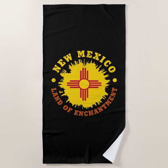 NEW MEXICO STATE FLAG BEACH TOWEL (Front)