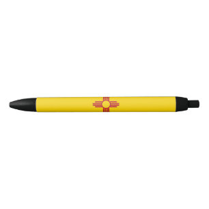 New Mexico State Flag Blue Ink Pen