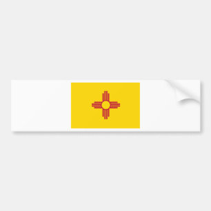 New Mexico State Flag Bumper Sticker