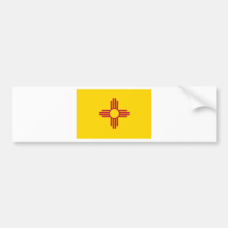 New Mexico State Flag Bumper Sticker