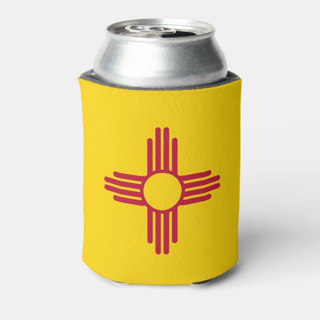 New Mexico State Flag Can Cooler (Can Back)
