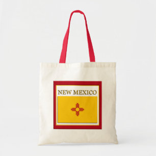 New Mexico State Flag Design Budget Canvas Bag