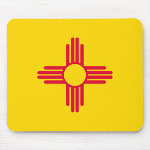 New Mexico State Flag Design Mouse Pad