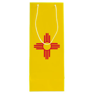 New Mexico State Flag Design Wine Gift Bag