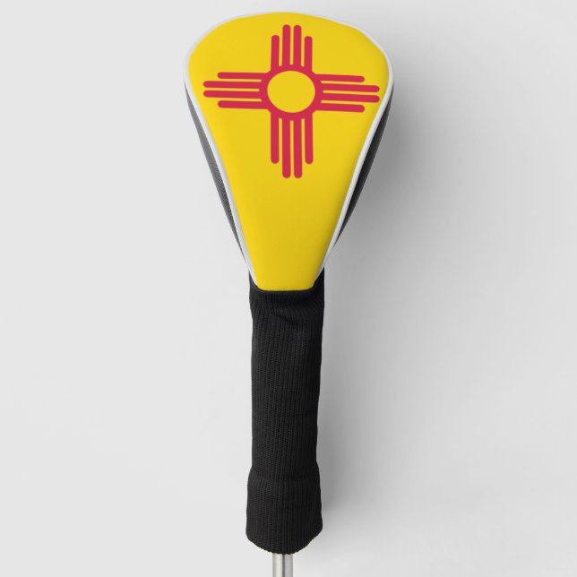 New Mexico State Flag Gold Head Cover (Front)