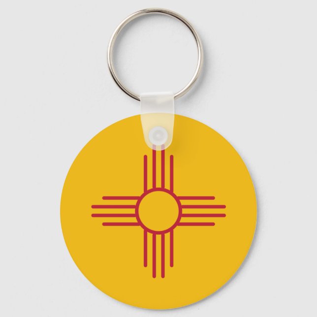 New Mexico State Flag Key Ring (Front)