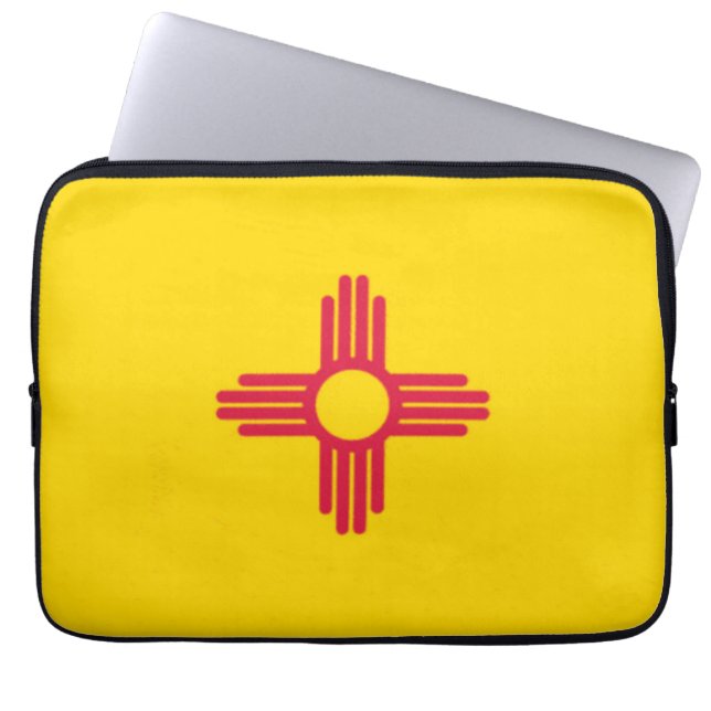 New Mexico State Flag Laptop Sleeve (Front)