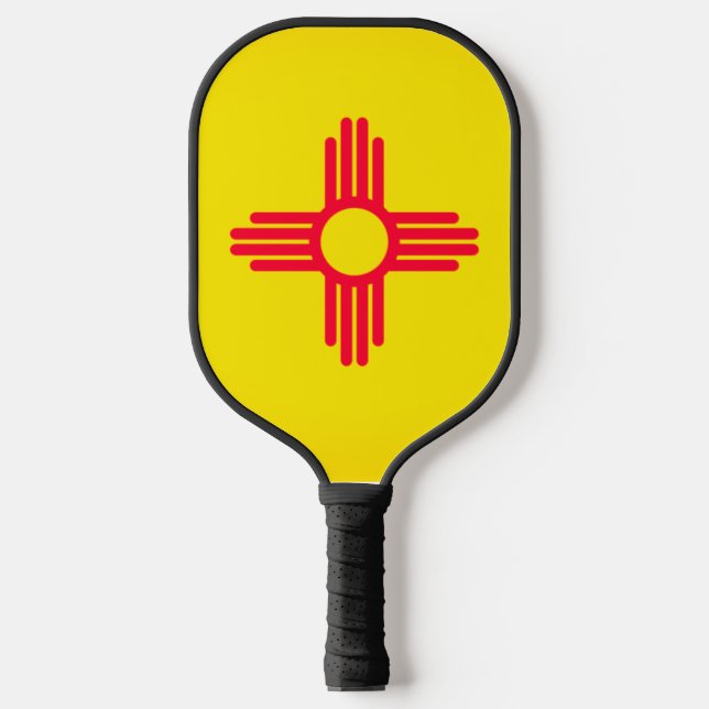 New Mexico State Flag Pickleball Paddle (Front)
