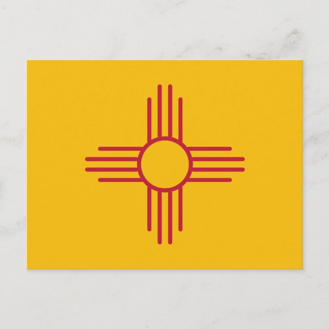 New Mexico State Flag Postcard (Front)