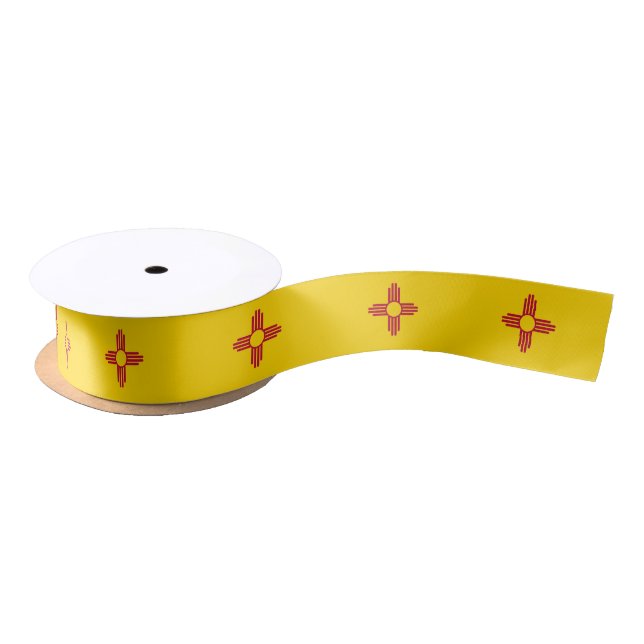 New Mexico State Flag Satin Ribbon (Spool)