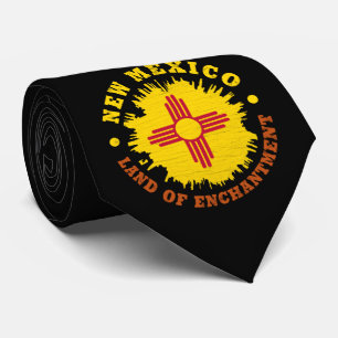 NEW MEXICO STATE FLAG TIE