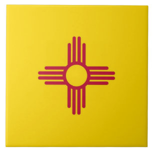 New Mexico State Flag Tile