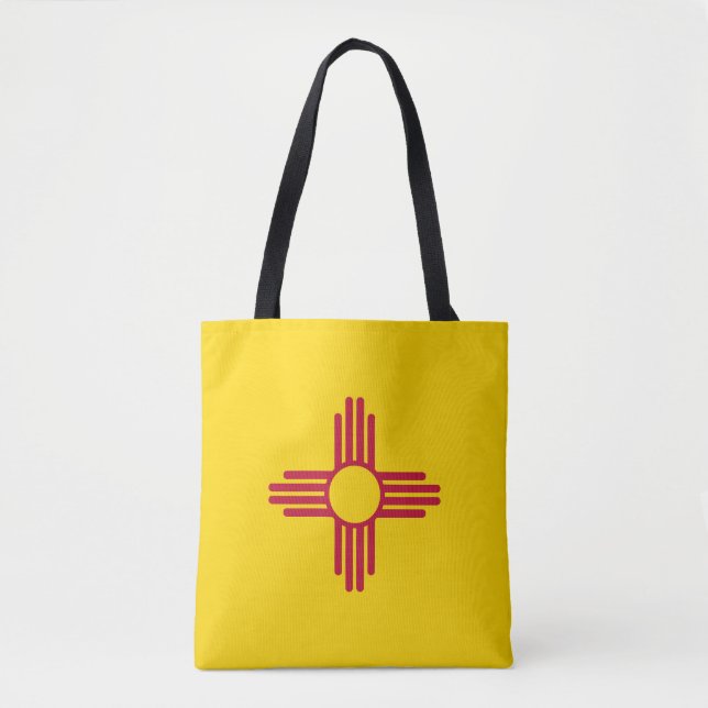 New Mexico State Flag Tote Bag (Front)