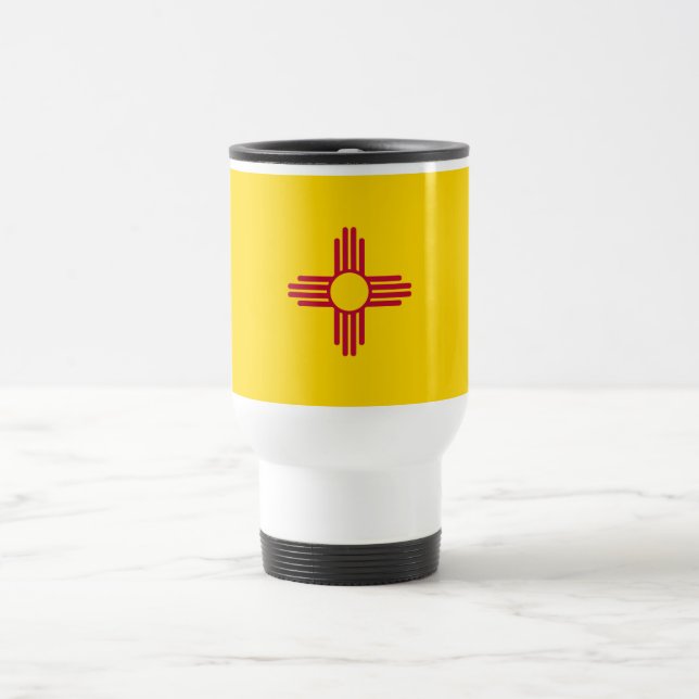 New Mexico State Flag Travel Mug (Center)