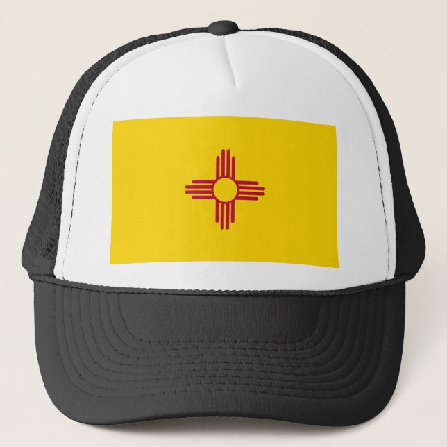 New Mexico State Flag Trucker Hat (Front)