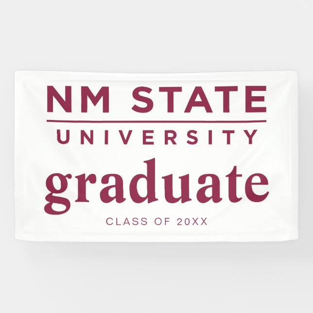 New Mexico State University Graduation Banner (Horizontal)