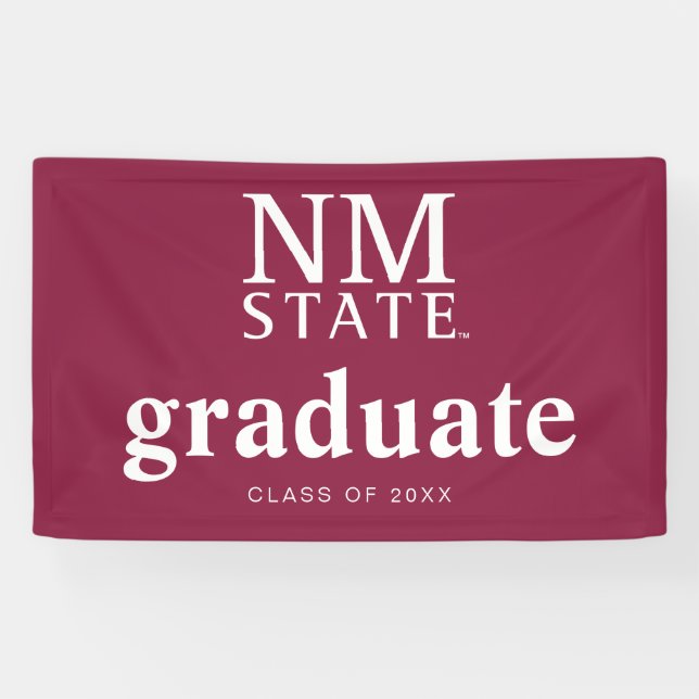 New Mexico State University Graduation Banner (Horizontal)