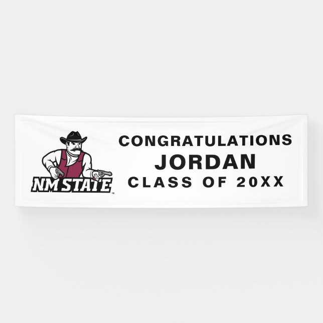 New Mexico State University Graduation Banner (Horizontal)