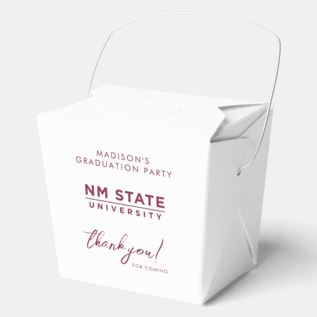 New Mexico State University Graduation Favour Box (Front)