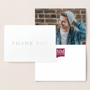New Mexico State University Graduation Foil Card