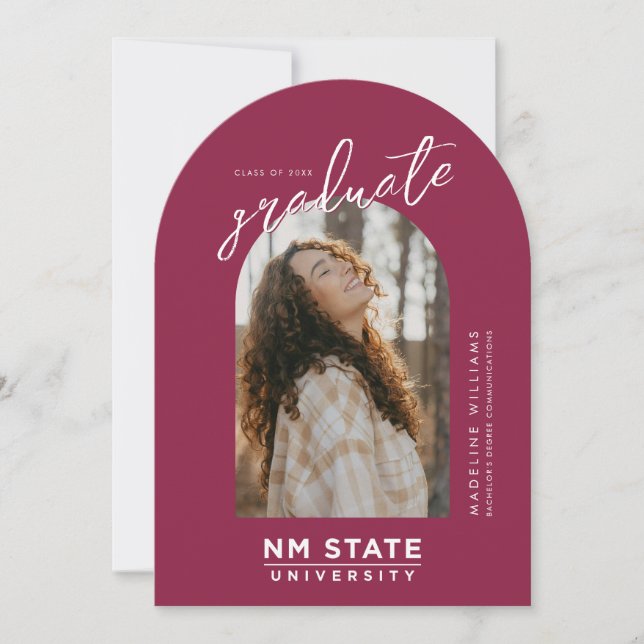 New Mexico State University Graduation Invitation (Front)